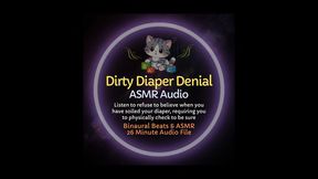 Dirty Diaper Denial - ABDL ASMR Messy Humiliation Audio