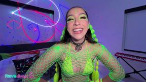 Madison Wilde Gags On Brian Omally's Cock In Sync With The Bass!