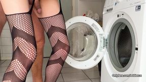 Laundry service stepDaddy (70) and his stepSon (18)