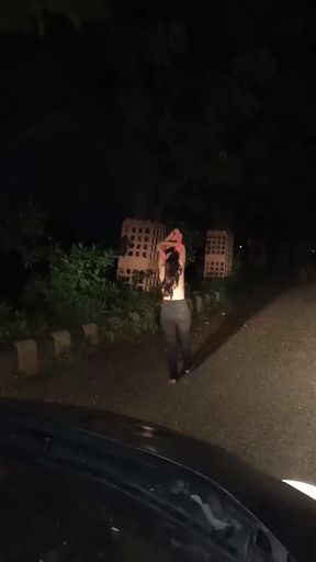 Gave Miss Mahi a Lift at Night and Fucked Her off in the Car.