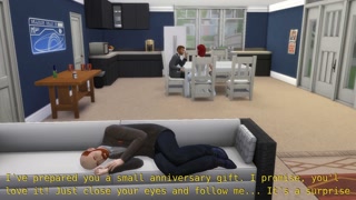 DDSims - Wife gangbang in front of husband on anniversary - Sims 4
