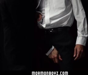 MormonBoyz - 2 Missionaries Pulverize as Penalty for Priest Dad