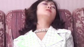 Sexy Asian MILF solo fingers her hot pussy
