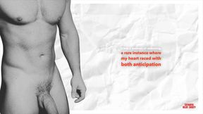 Bicurious hunk edged in public moaning ASMR gay deep voice erotic audio