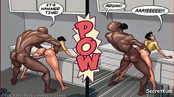 Wife cheats on husband with huge BBC black man at art class