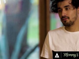 Wicked mother I'd like to fuck Uses Her Large Titties To Bang Her Stepson