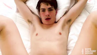Gay-for-Pay Twink Barebacked by Older Daddy and Swallows