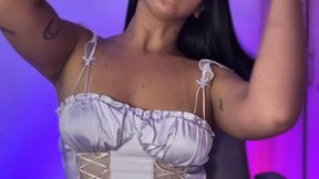 SQUIRT: female ejaculation running down her legs