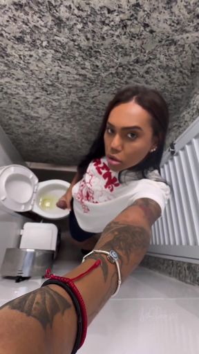 Compiled of and Cumshots in Public Toilet