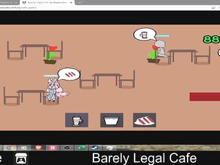 Barely Legal Cafe (free game itchio ) eighteen, Adult, Arcade, Fur, Godot, Manga, minigames, Mouse solely, NSFW, Short