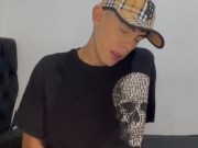 Latin boy, clear eyes, big dick