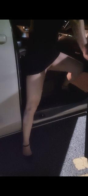 street no panties temptation outdoor exposure