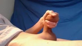 Masturbation - Two Fingers Inside Foreskin