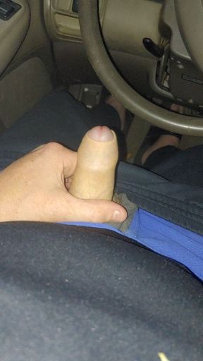 Watch my foreskin pull back when just chubby