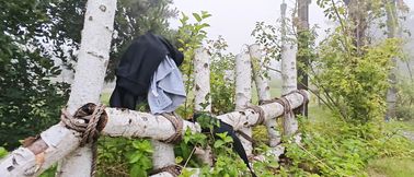 Naked masturbation outdoors, but I can&#039;t cum out, is someone coming to suck my cock