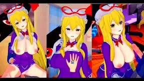 Yukaris Soft Moans as Her Busty Curves Are Teased in Hot 3D Action