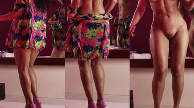 I'll do a striptease for you, dancing to my favorite music while I undress in front of you.