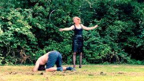 Gardenplay with slave...