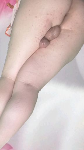 Hot Pre-Cumming Masturbation Feminine Blonde Booty Model Sissy