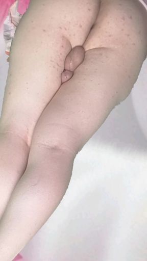 Hot Pre-Cumming Masturbation Feminine Blonde Booty Model Sissy