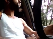 Driving and stroking... I was so horny (OnlyFans/NickSteeleDick)