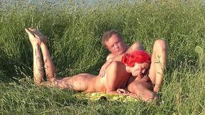 anal in the field and facial