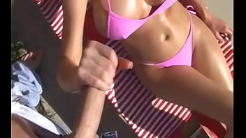 Horny Milf Under The Sun Handjob