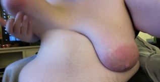 Just a Quick Short Clip of Me, My Breasts Felt Bigger so I Was Playing with Them a Bit