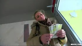 Jaw-dropping czech blonde is picked up on the bus for public xxx