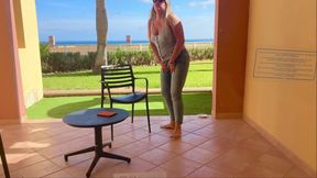 Locked on the Balcony - Desperate Piss in My Jeans