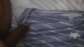 I got on my side but the guy's cock stuck from behind