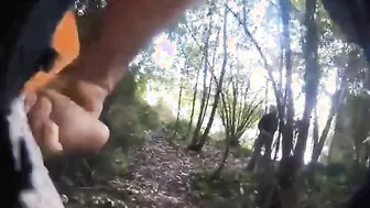 Daddy Bareback Fuck on a Bridge