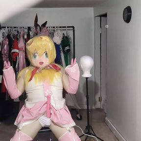 Kigurumi PVC Cosplay Miku Breathplay and Vibrator