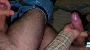 Military quiet jerking in the basement