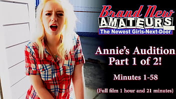 Blonde Cutie Annie Archer Rubs Her Pussy And Gets Deeply Pounded!