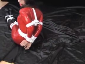 Latex Catsuit Bondage