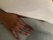 My garage is open should I pull this big dick out?