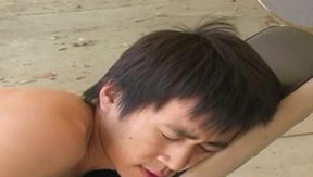 GayAsianNetwork - Brian Toyoda ass fucking plumbed outdoors