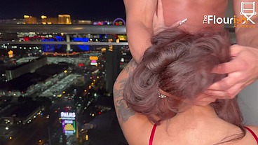 Jacuzzi and Vegas Lights fuck for Dee Lusion and Ace