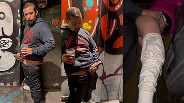 Joykarenoff - Public Hardcore – My Husband & I Fuck in a Dark Alley 🔥