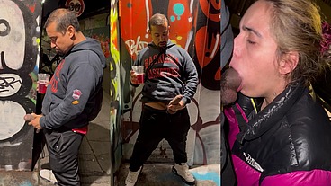 Joykarenoff - Public Hardcore – My Husband & I Fuck in a Dark Alley 🔥