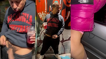 Joykarenoff - Public Hardcore – My Husband & I Fuck in a Dark Alley 🔥