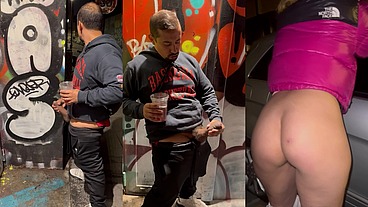 Joykarenoff - Public Hardcore – My Husband & I Fuck in a Dark Alley 🔥