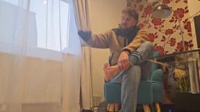 Sweaty Boot and Feet Worship After a Hards Day Work