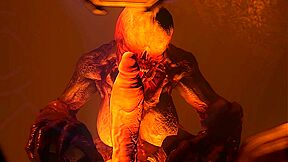 Animated Pov Sex With A Monster From Doom