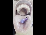 Giantessslave stomps heels with furious thrust