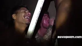 This Twink Handles Three Cocks At Once