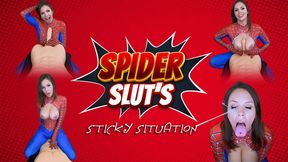SPIDER-SLUT'S STICKY SITUATION