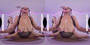 Busty and slutty babes Armani X and Hazel Moore put on a wild double-team show designed to make any hard cock erupt"