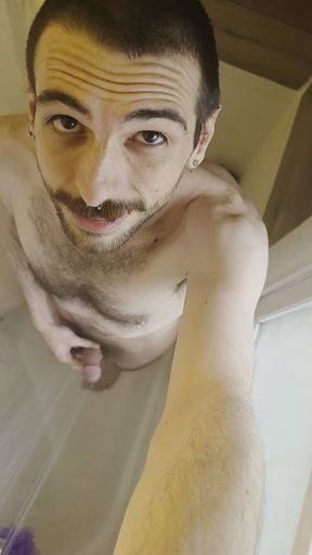 Getting extra wet in the shower